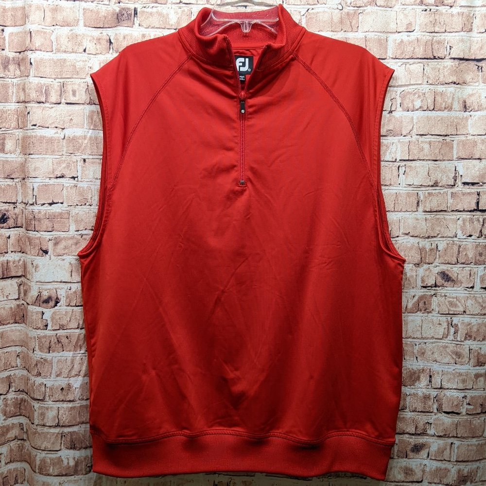 FootJoy Vest Pull Over 1/4 Zip Size Large Like New